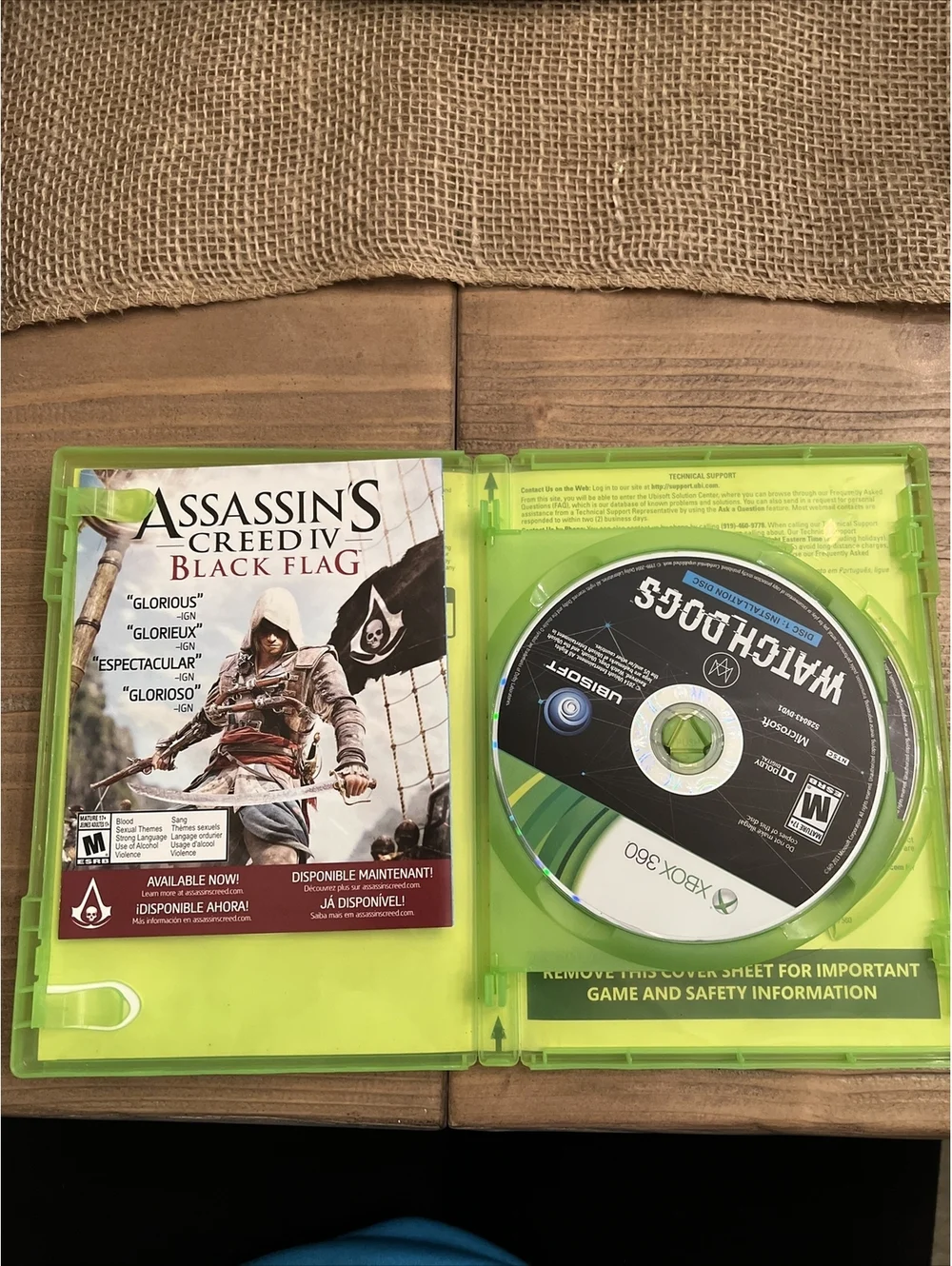 Watch Dogs (Microsoft Xbox 360, 2014)